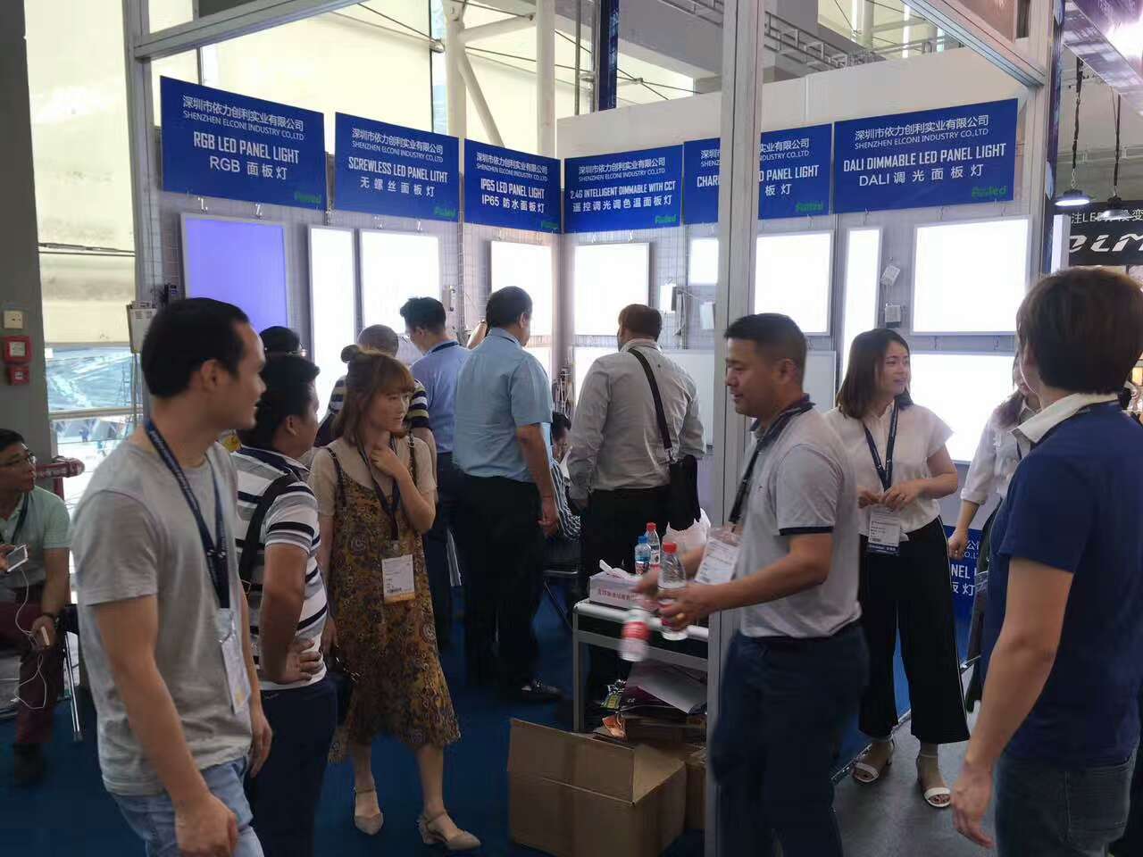 Led panel lights show in 22nd GuangZhou lighting exhibition - Factory News - 2