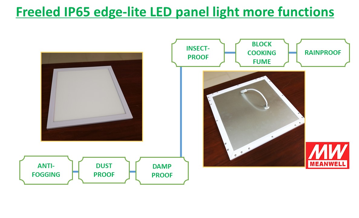 30x30cm 20w wet location IP65 LED Panel Light - IP65 IP54 LED Panel Light - 3