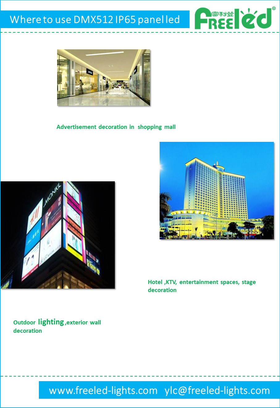 400*400mm RGBW DMX512 IP65 Led panel light - FAQs - 2