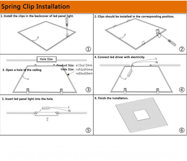 Wet location fungi killing recessed light 30x30cm 18w - IP65 IP54 LED Panel Light - 27